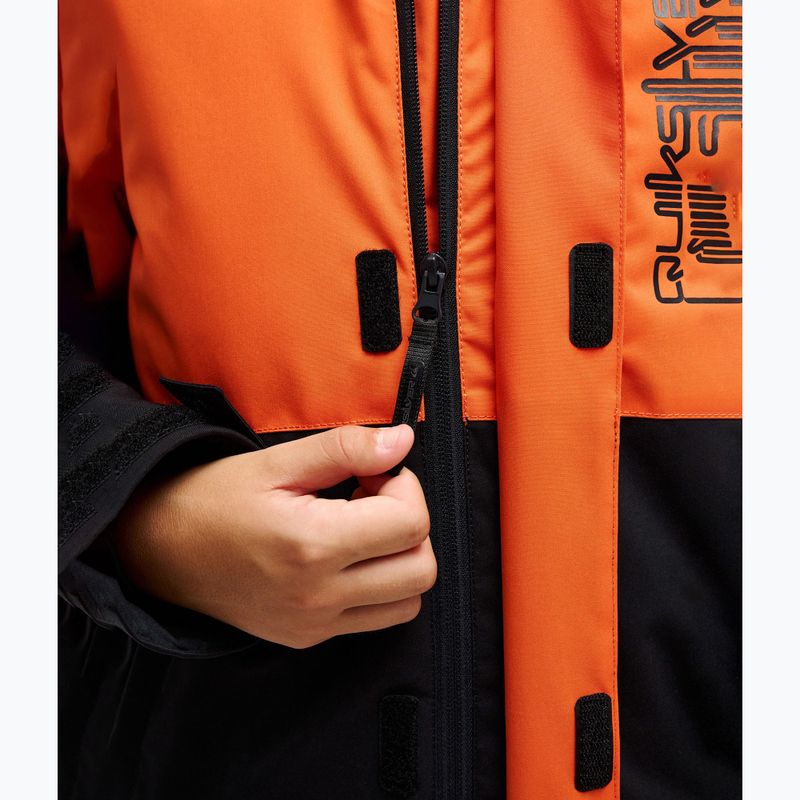 Geacă de snowboard pentru copii Quiksilver Titano vermillon 4
