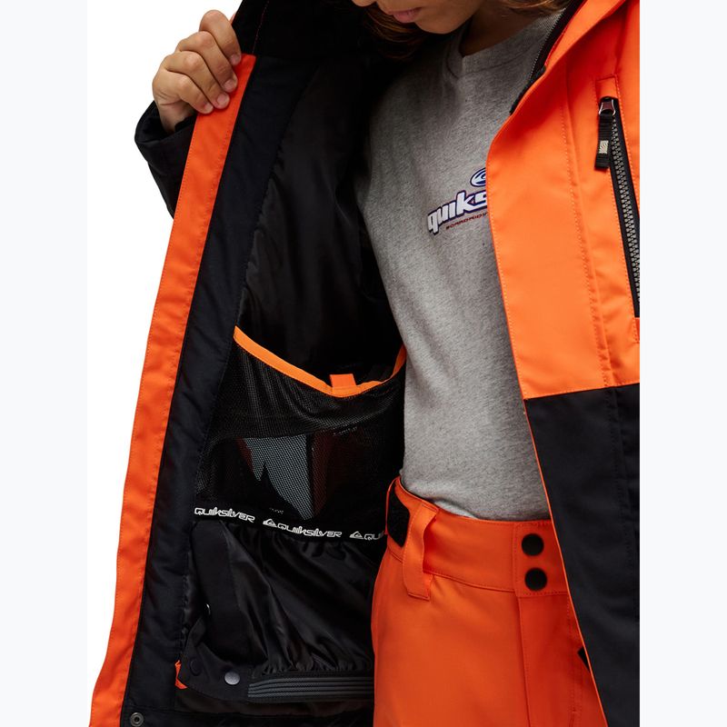 Geacă de snowboard pentru copii Quiksilver Titano vermillon 6