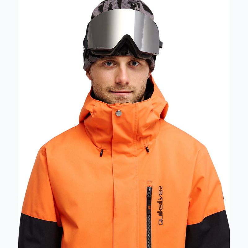 Geacă de snowboard pentru bărbați Quiksilver Titano 10K vermillon 4