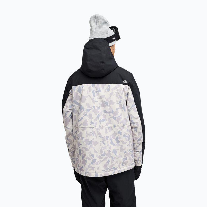 Geacă de snowboard pentru bărbați Quiksilver Sycamore 20K ice camo bone white 3