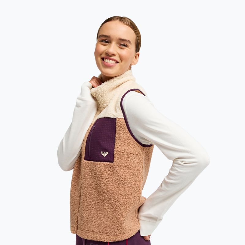 Vestă pentru femei ROXY Boundless Spirit Vest 2 cafe au lait 4