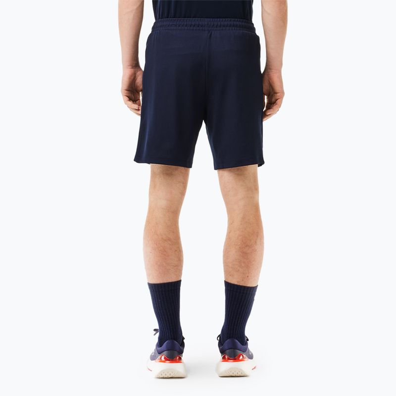 Pantaloni scurți de tenis pentru bărbați Lacoste GH1089 5FS albastru marin 2