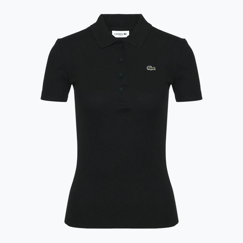 Tricou polo pentru femei Lacoste DF5377 black