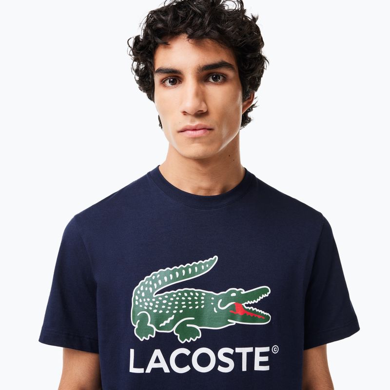 Tricou pentru bărbați Lacoste TH1285 navy blue 4