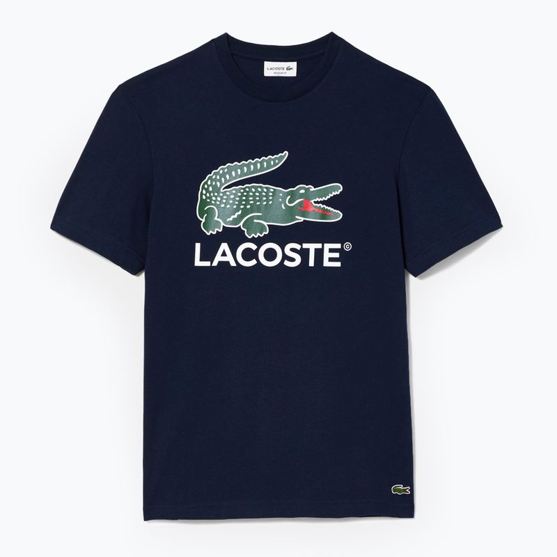 Tricou pentru bărbați Lacoste TH1285 navy blue 5