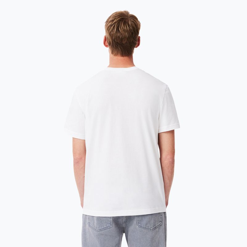 Tricou pentru bărbați Lacoste TH1285 white 2