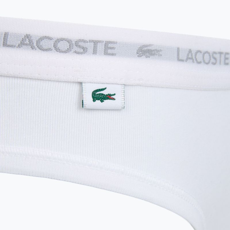 Chiloți pentru femei Lacoste 8F1338 3 perechi black/white/silver chine 4