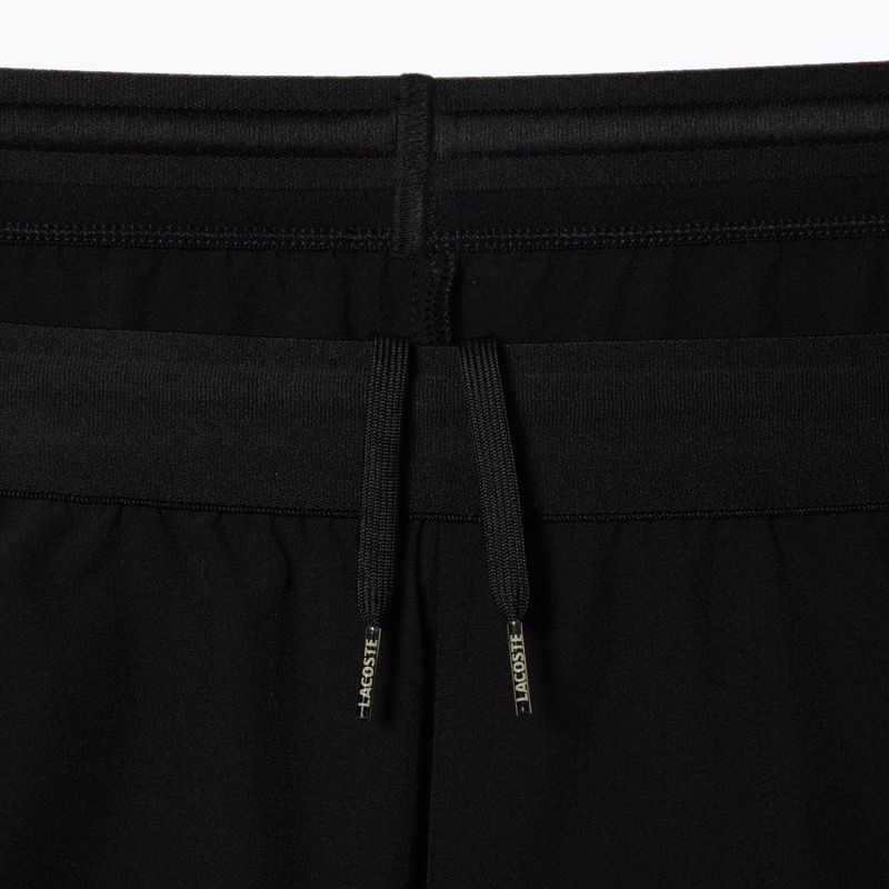 Pantaloni scurți de tenis pentru bărbați Lacoste GH7452 negru 4