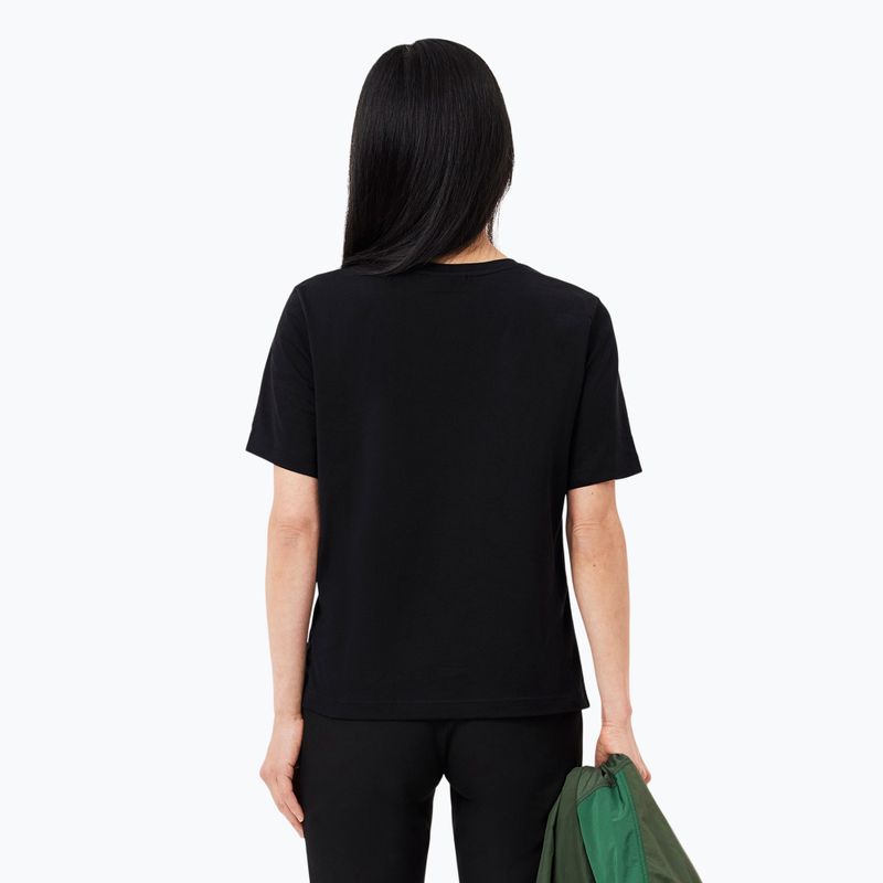 Tricou pentru femei  Lacoste TF7300 black 2