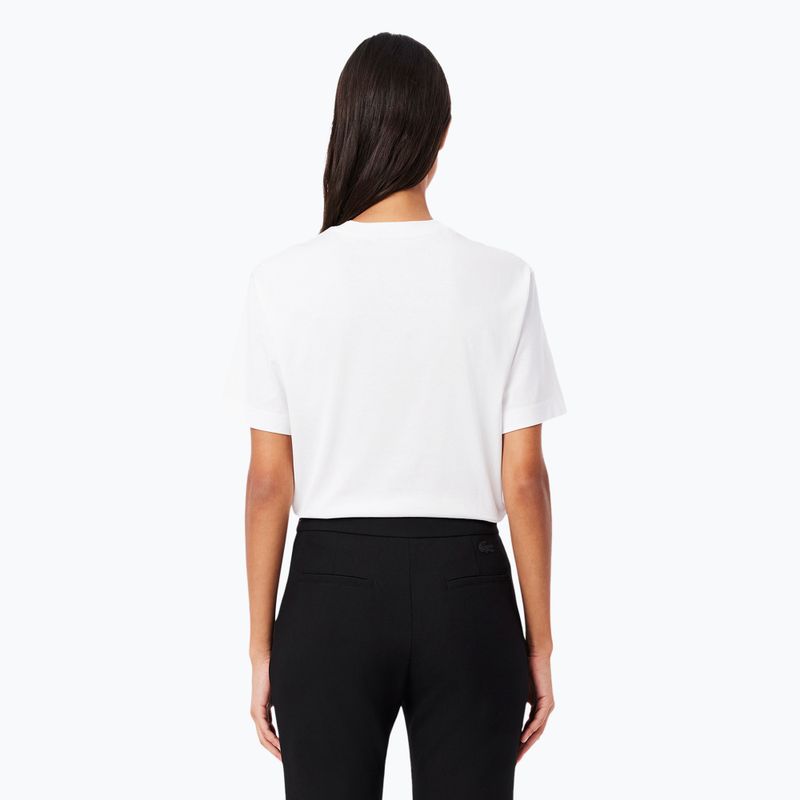 Tricou pentru femei  Lacoste TF7215 white 2