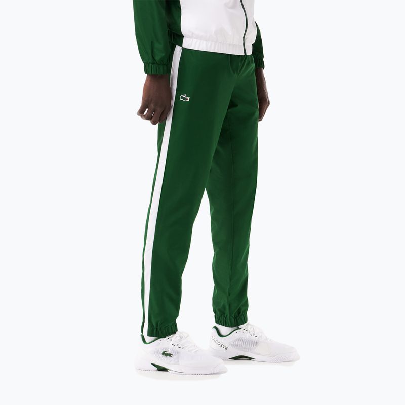 Trening de tenis pentru bărbați  Lacoste WH7567 green/white 4