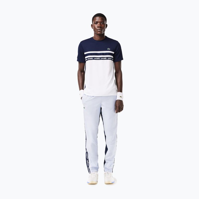 Tricou pentru bărbați Lacoste TH7515 white/navy blue 2