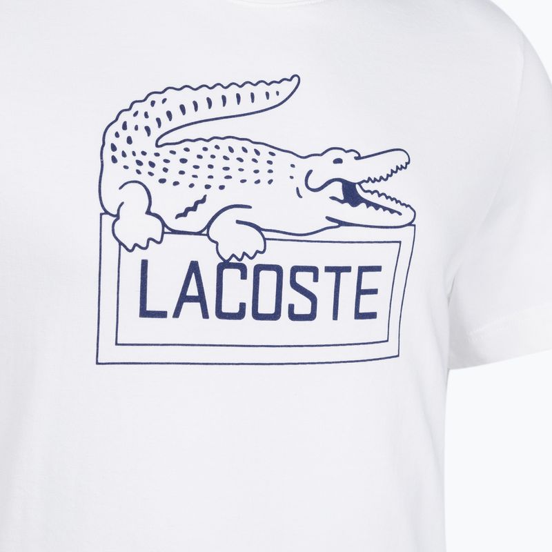 Tricou Lacoste pentru bărbați TH9068 alb 3