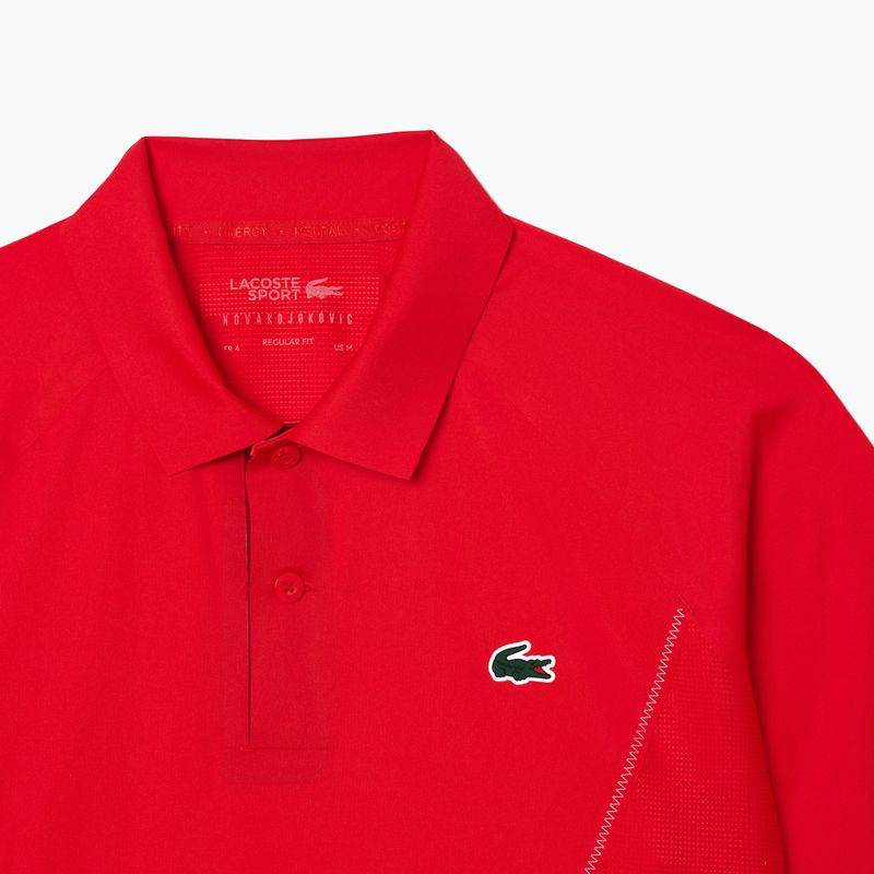 Tricou polo pentru bărbați Lacoste DH7311 redcurrant bush 2