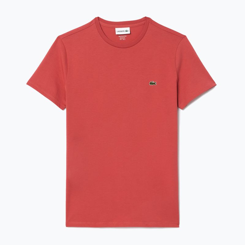 Tricou pentru bărbați Lacoste TH6709 sierra red 4