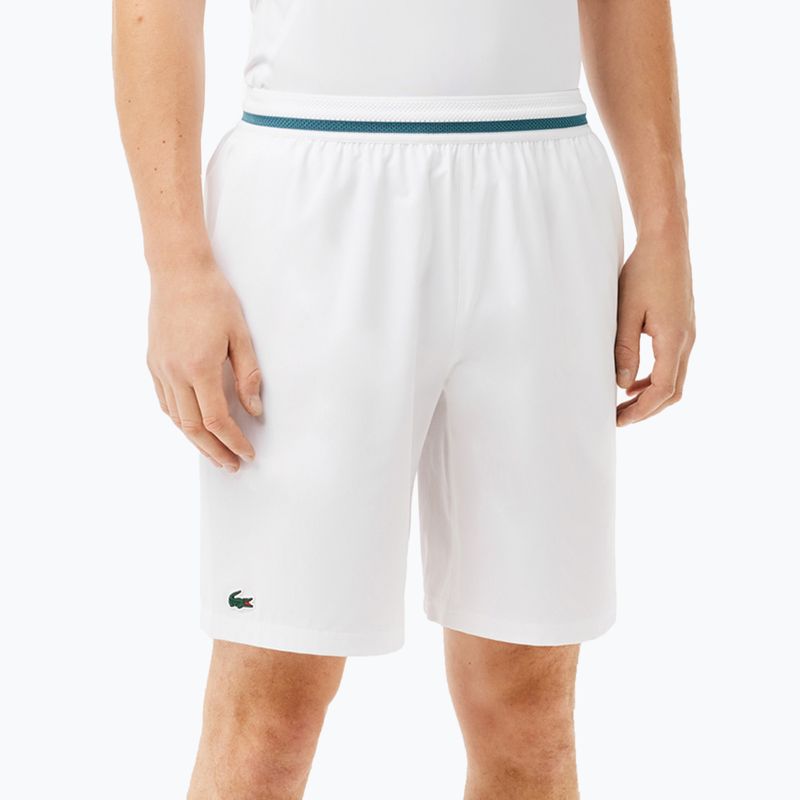 Pantaloni scurți de tenis pentru bărbați Lacoste GH7413 alb