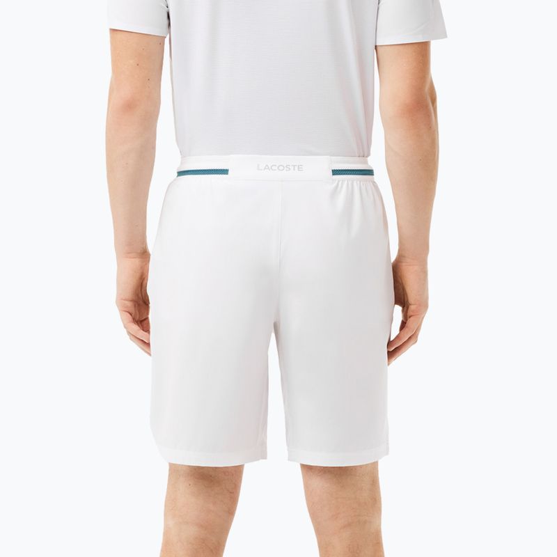 Pantaloni scurți de tenis pentru bărbați Lacoste GH7413 alb 2