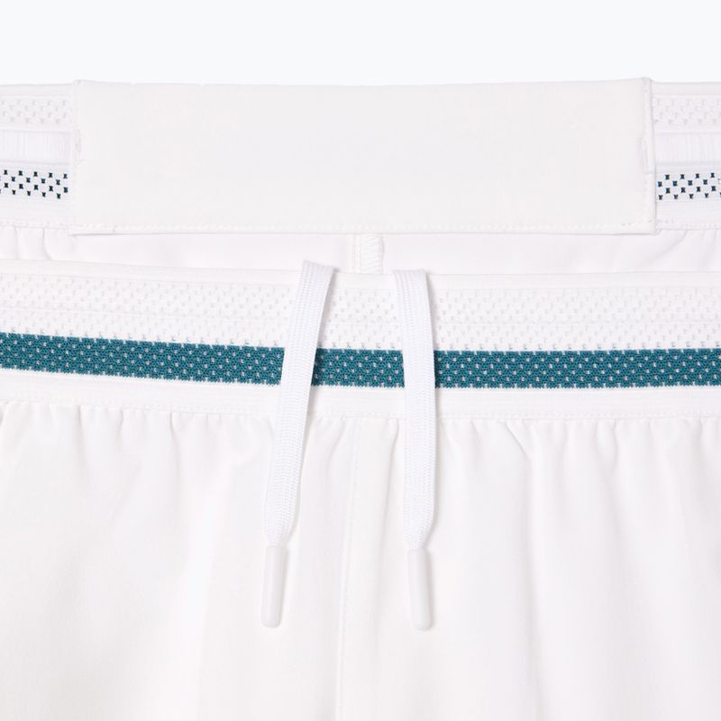 Pantaloni scurți de tenis pentru bărbați Lacoste GH7413 alb 5