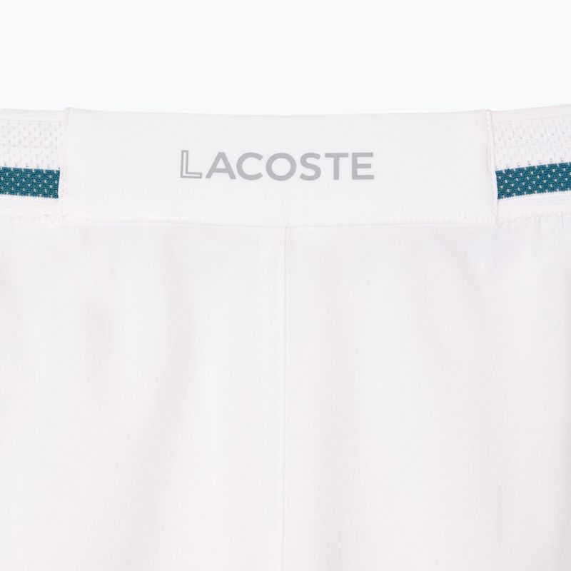 Pantaloni scurți de tenis pentru bărbați Lacoste GH7413 alb 6