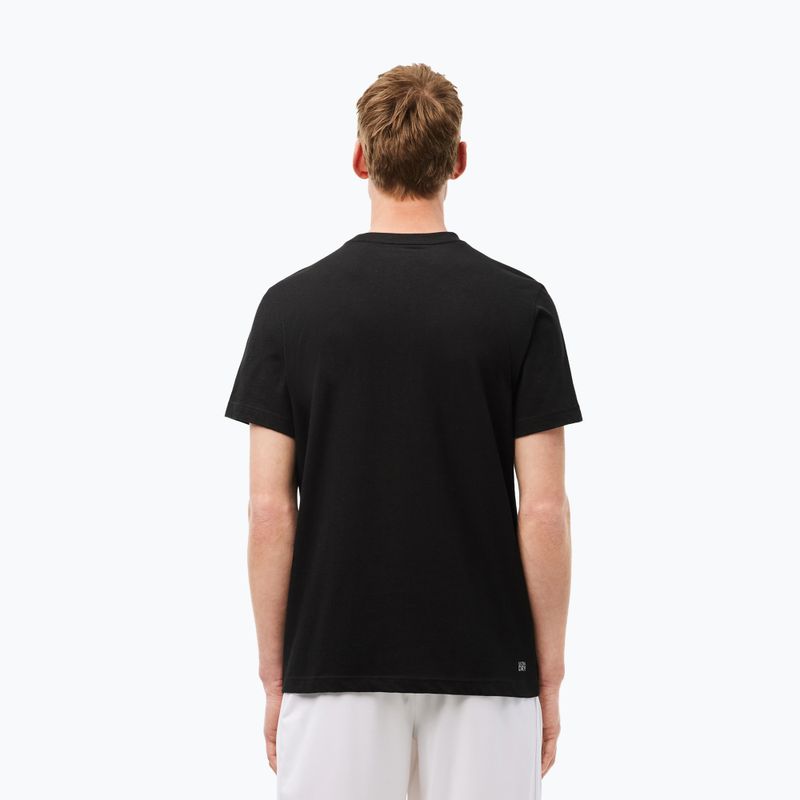 Tricou pentru bărbați Lacoste TH2617 black 3