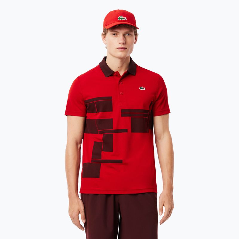 Tricou polo de tenis Lacoste Polo DH2568 opera/expresso