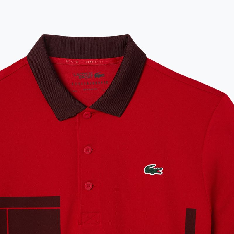 Tricou polo de tenis Lacoste Polo DH2568 opera/expresso 7