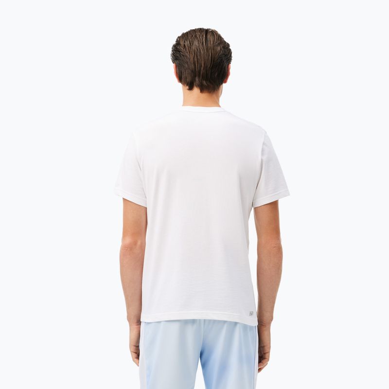 Tricou pentru bărbați Lacoste TH2617 white 3