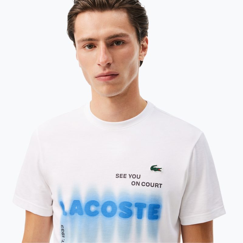 Tricou pentru bărbați Lacoste TH2617 white 4