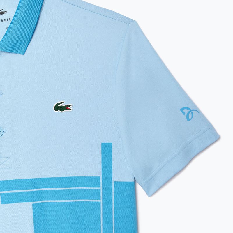 Tricou polo de tenis Lacoste Polo DH2568 overview/argentine blue 8