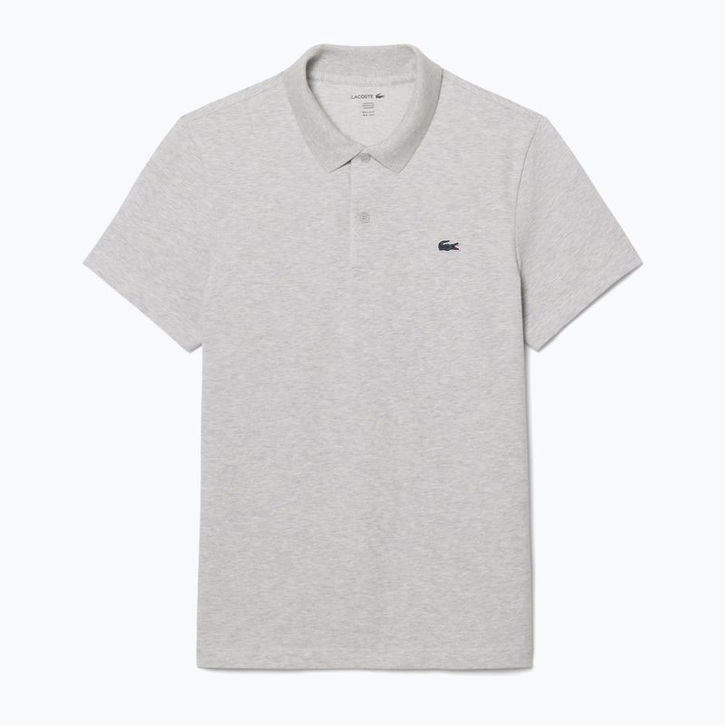 Tricou polo pentru bărbați Lacoste Polo DH5522 silver chine 5