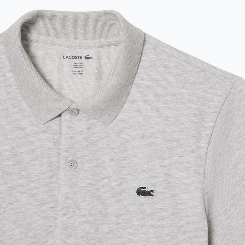 Tricou polo pentru bărbați Lacoste Polo DH5522 silver chine 6