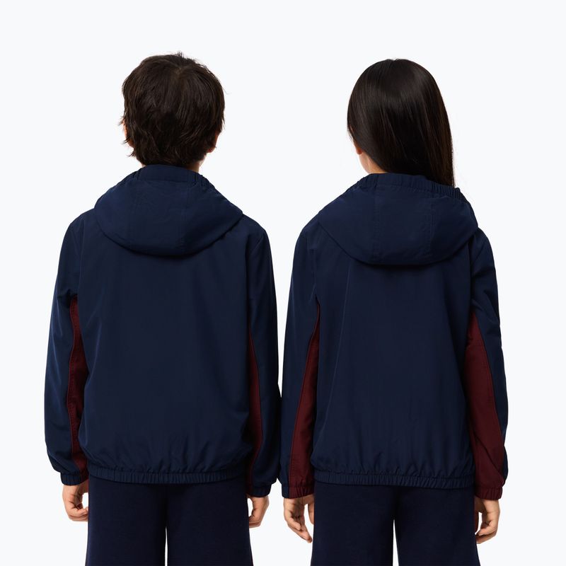 Geacă pentru copii Lacoste BJ2453 navy blue / expresso 3