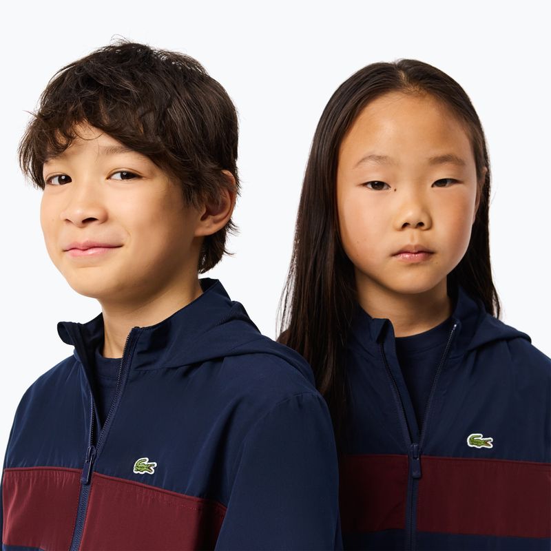 Geacă pentru copii Lacoste BJ2453 navy blue / expresso 4