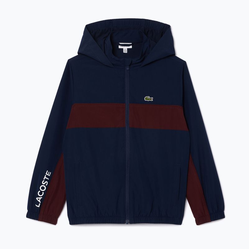 Geacă pentru copii Lacoste BJ2453 navy blue / expresso 5