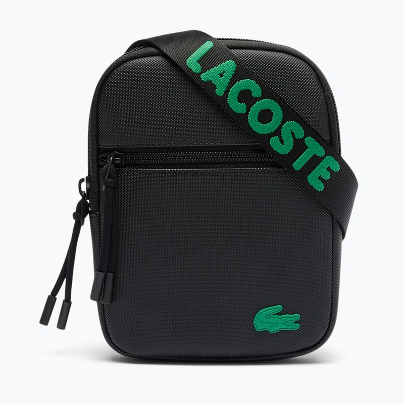 Borsetă pentru bărbați Lacoste NH4679TX jacquard webbing noir