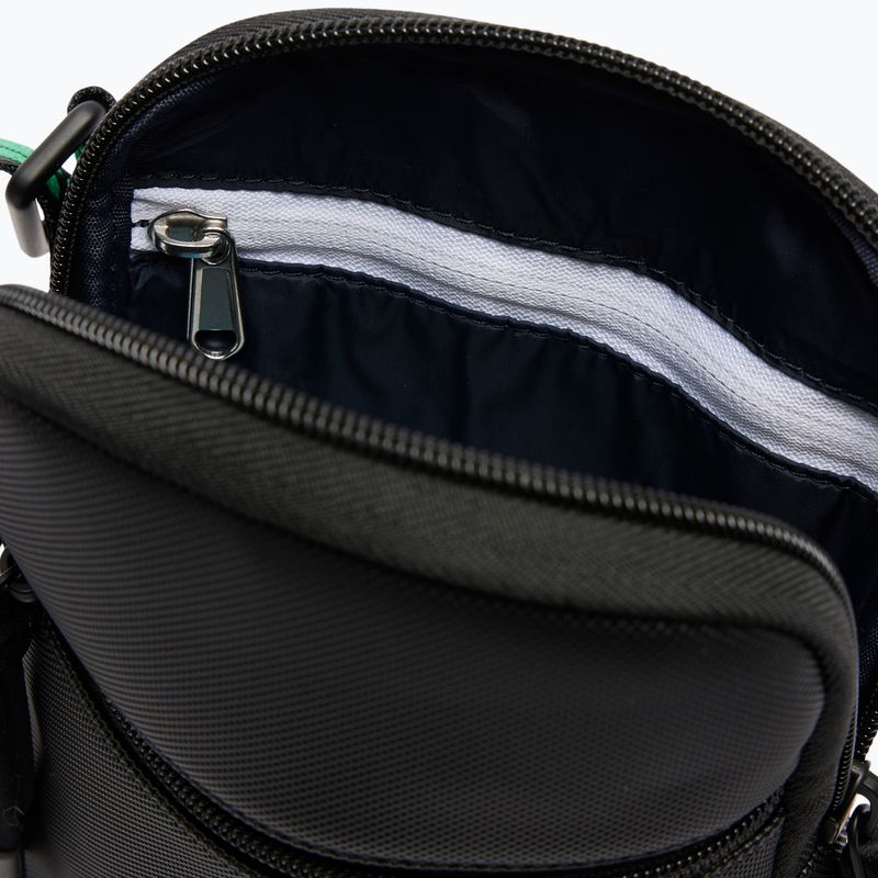 Borsetă pentru bărbați Lacoste NH4679TX jacquard webbing noir 5