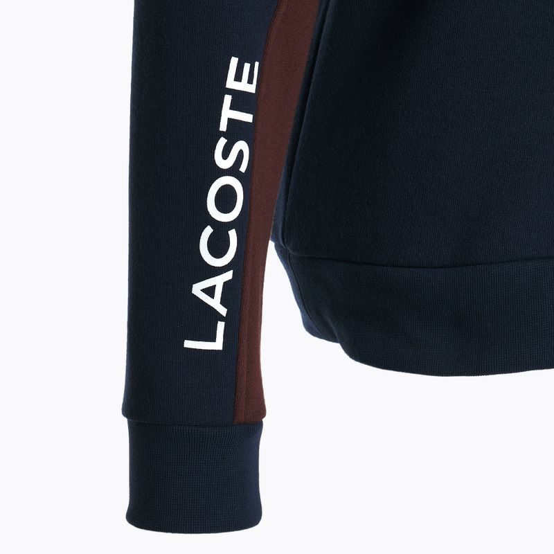 Bluză pentru copii Lacoste SJ2451 navy blue-expresso 4