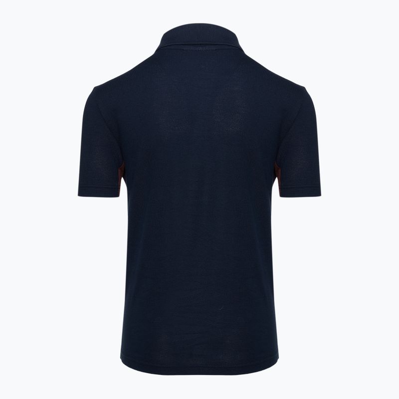 Tricou polo pentru copii Lacoste PJ2479 navy blue-expresso 2