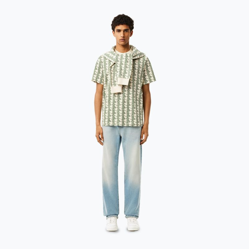 Tricou pentru bărbați Lacoste TH2831 lapland/green 2