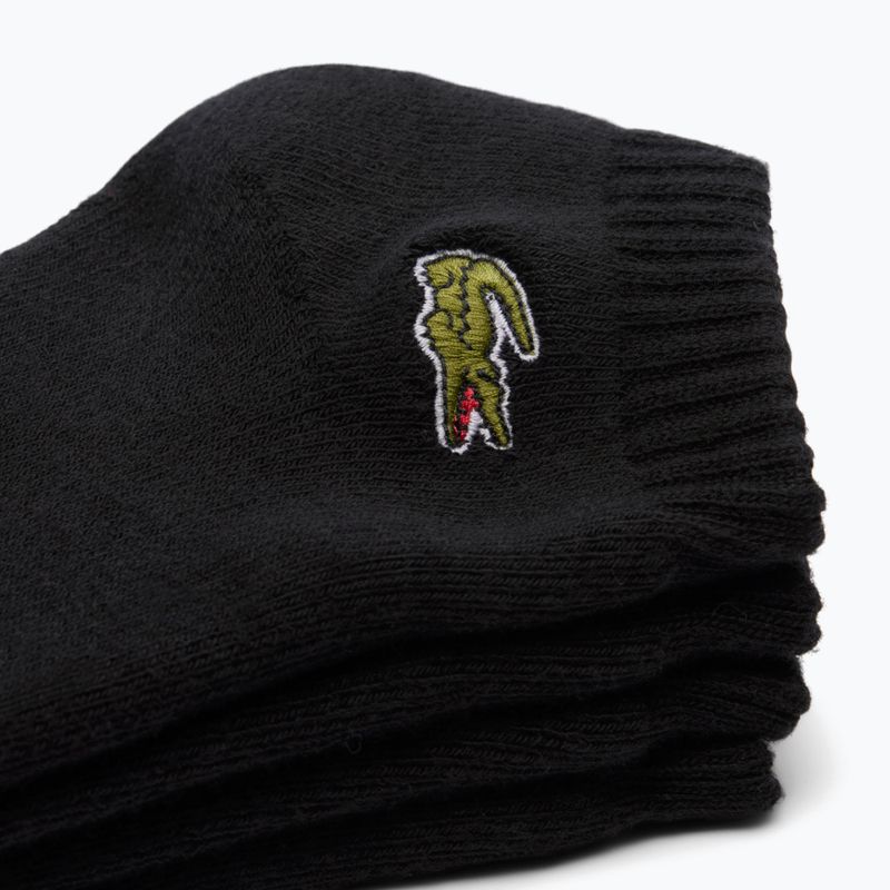 Șosete pentru bărbați  Lacoste RA2653 2 pary black/black 3