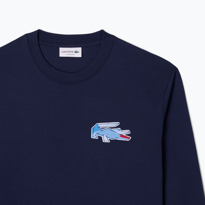 Longsleeve pentru bărbați Lacoste TH3586 navy blue 6