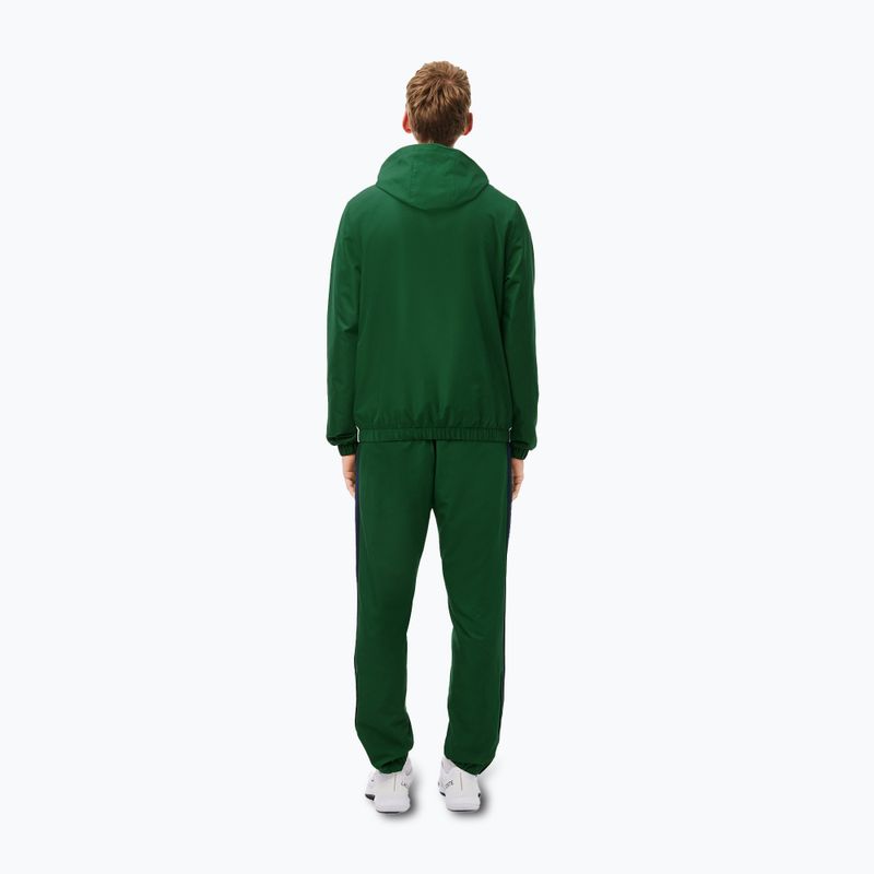 Trening pentru bărbați Lacoste WH4241 green/white/navy blue 2