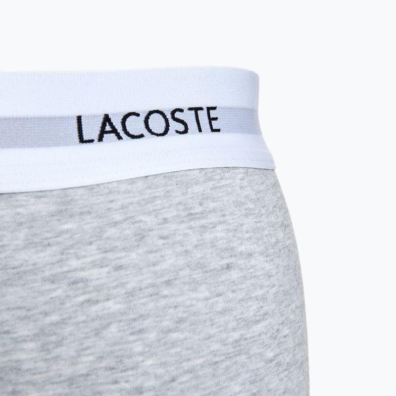Boxeri pentru bărbați Lacoste 5H5150 3 pary black/white/silver chine 6