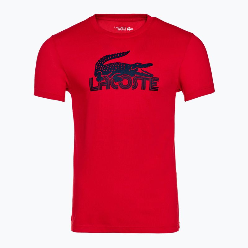 Tricou pentru bărbați  Lacoste TH2508 red/navy blue