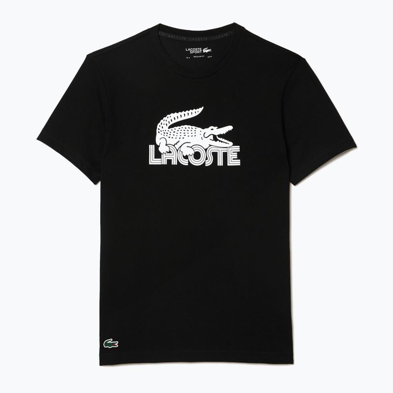 Tricou pentru bărbați  Lacoste TH2508 black/white 4