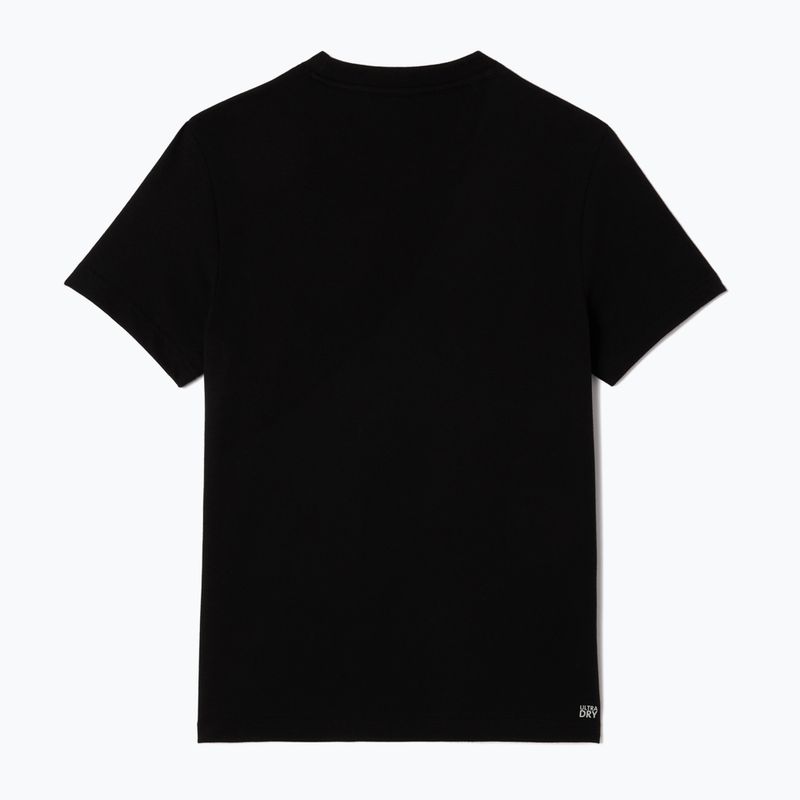 Tricou pentru bărbați  Lacoste TH2508 black/white 5