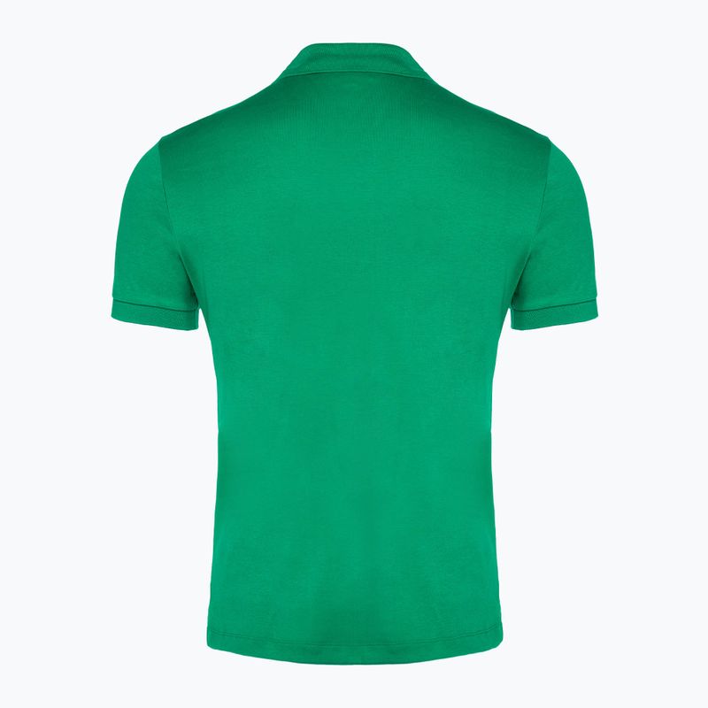 Tricou polo pentru bărbați Lacoste DH2050 fluorine green 2