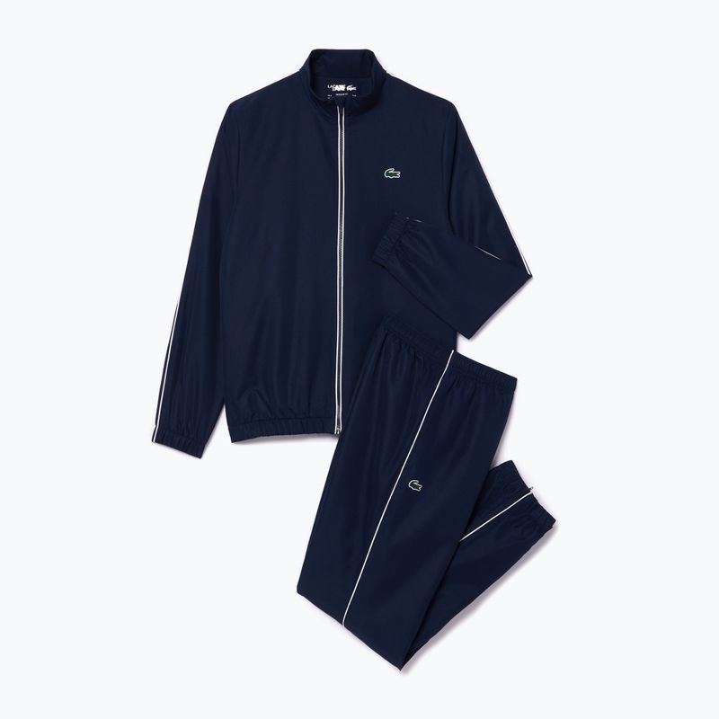 Trening pentru bărbați Lacoste WH2574 navy blue / white 6