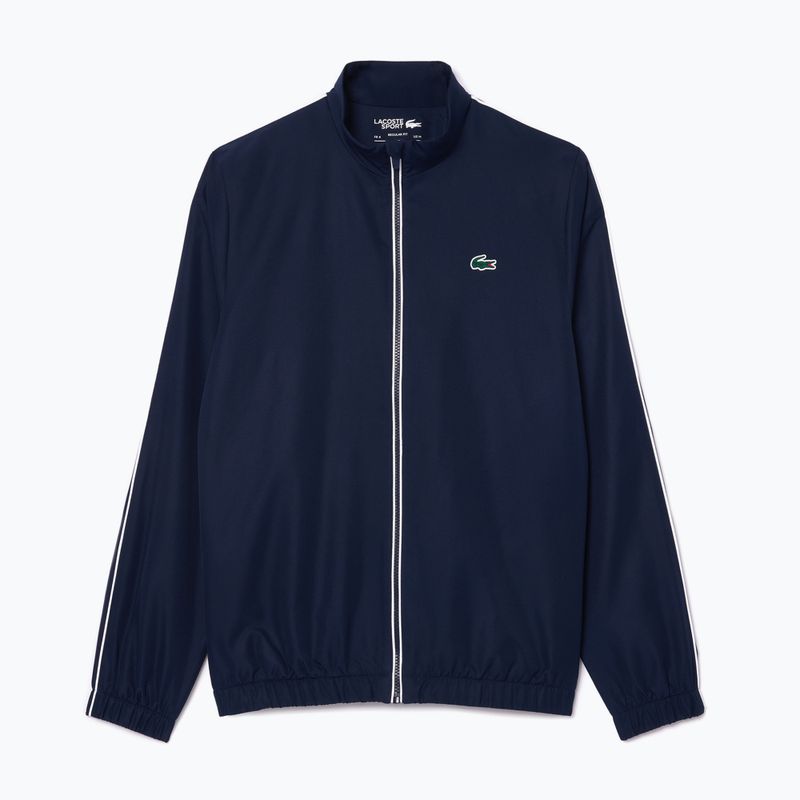 Trening pentru bărbați Lacoste WH2574 navy blue / white 7