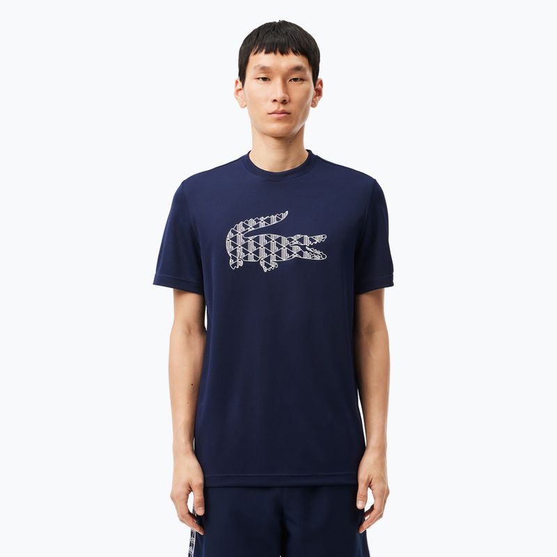 Tricou pentru bărbați Lacoste TH2623 navy blue